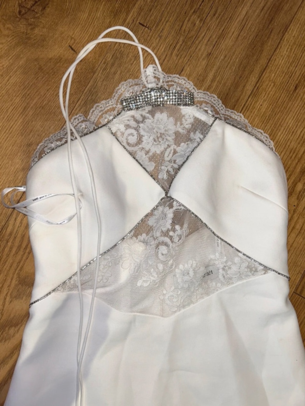 White self portrait dress
